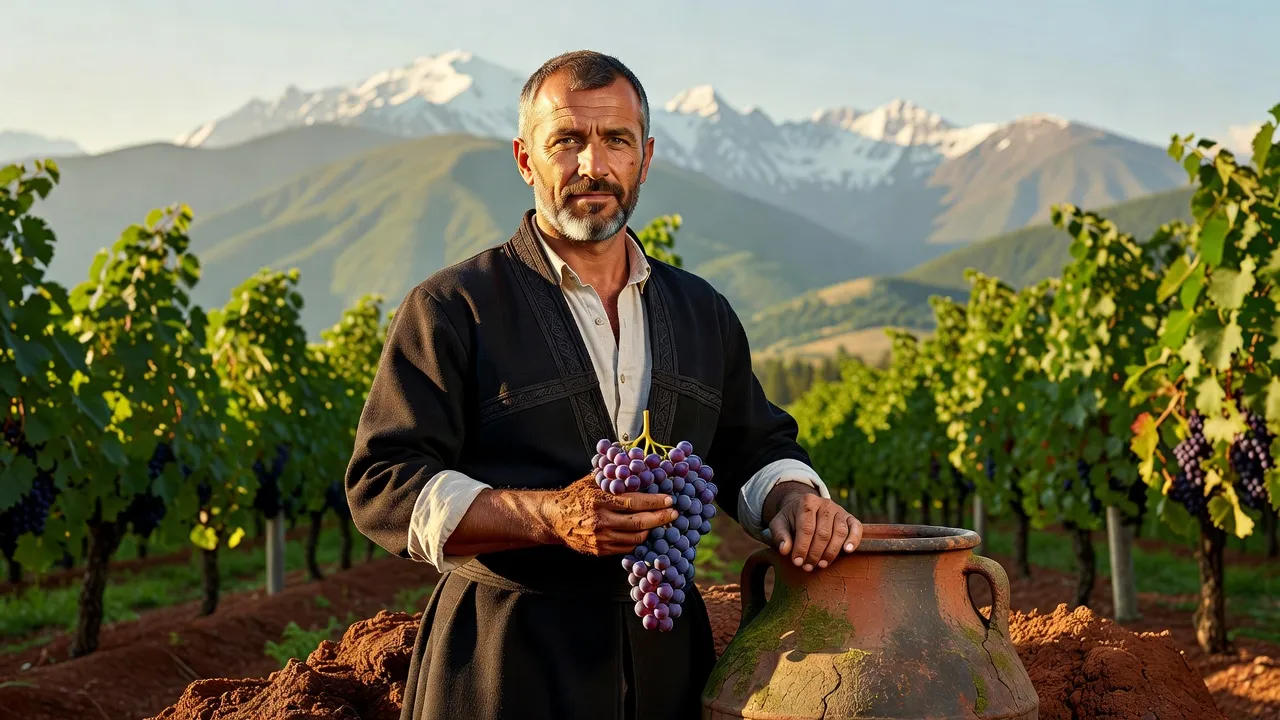 Giorgi Kvaratskhelia, vigneron géorgien en Kakhétie — qvevri et vins naturels 2026