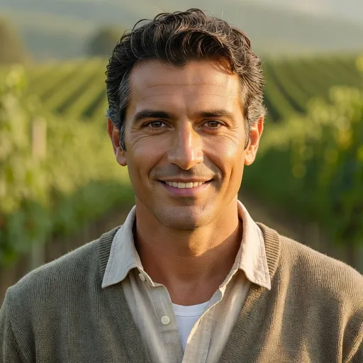 Portrait de Giorgi Kvaratskhelia, vigneron biodynamiste en Géorgie