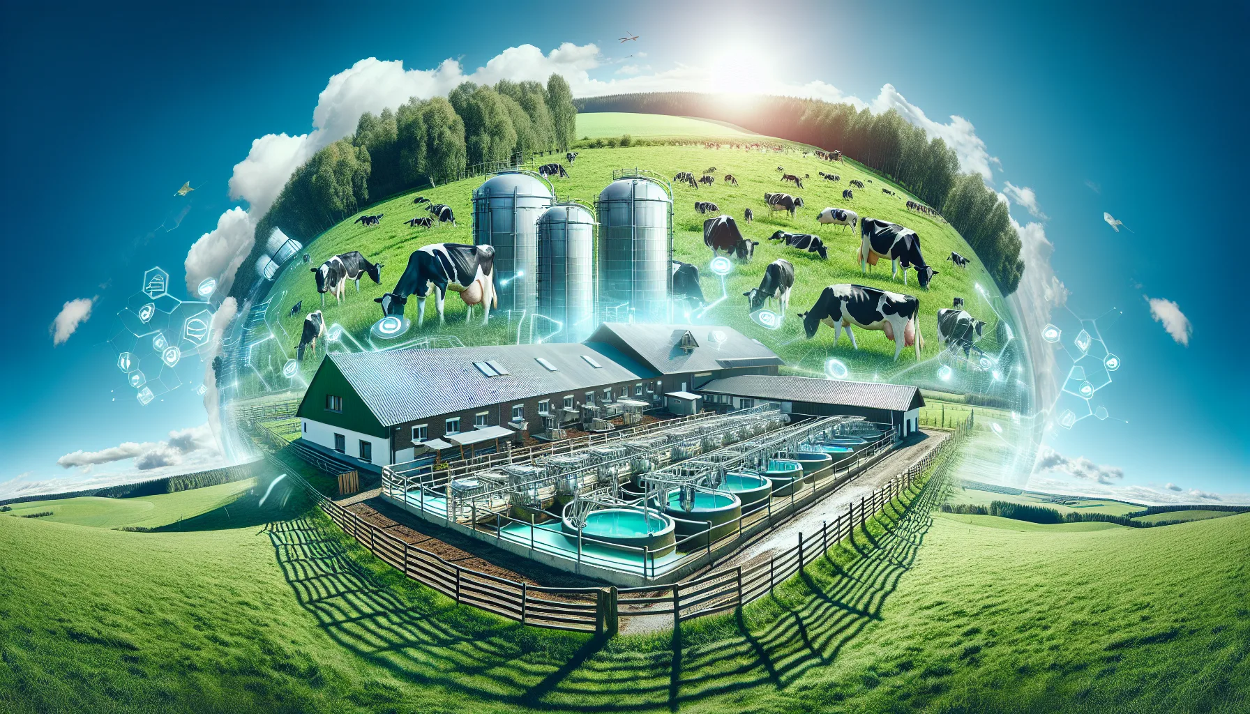 Élevage laitier moderne en Lituanie