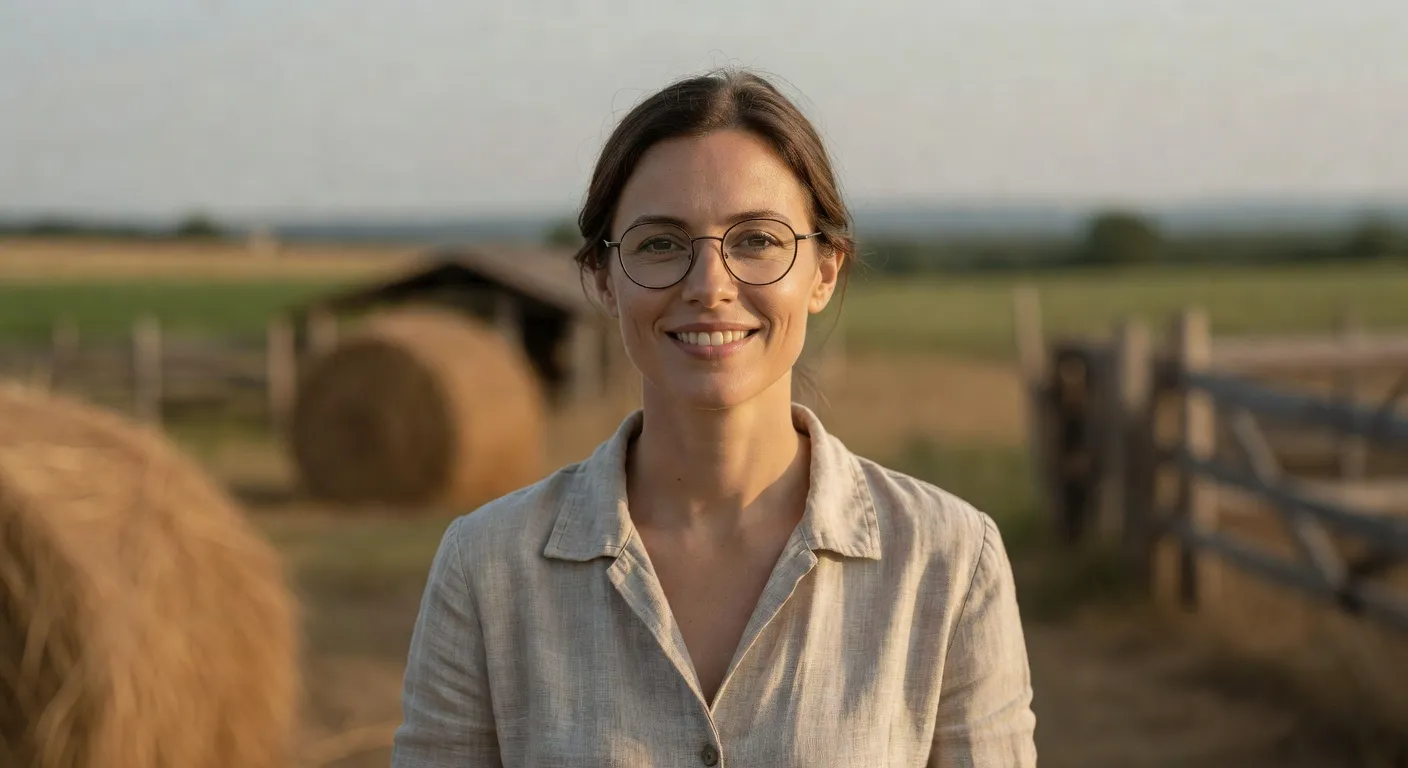 Portrait d'Helene Beaumont, sociologue du monde rural